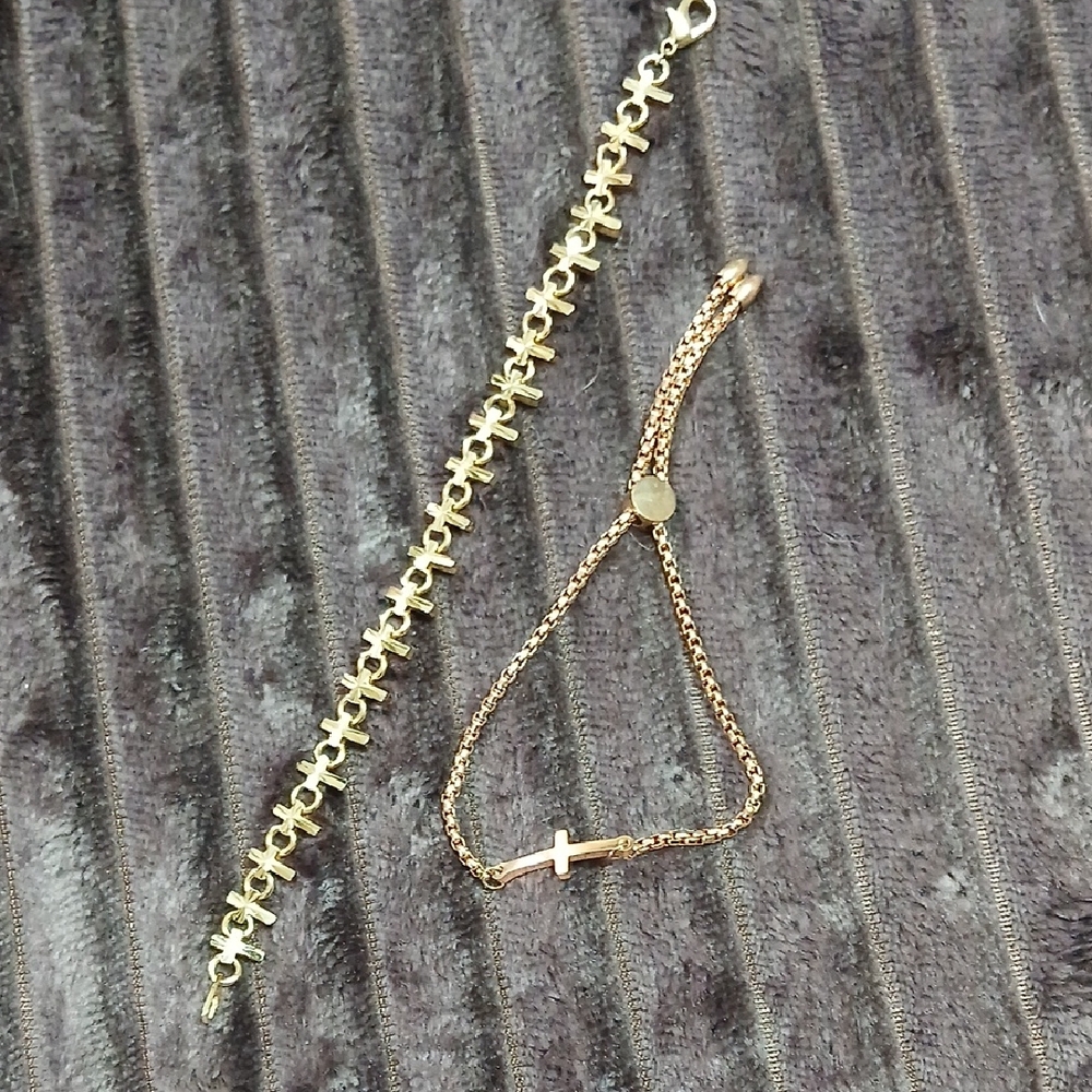 Elegant Gold TONE Bracelet Set